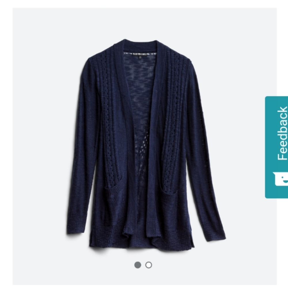 NWT Love Ellie Large Navy Cardigan  with Pockets